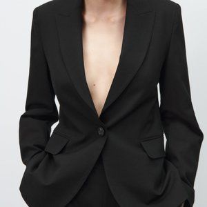 ZARA basic black blazer